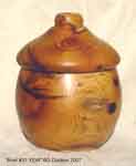 yew bowl with lid(click to see larger image)