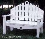 Northwoods Cottage Bench 4-foot (click for larger image)