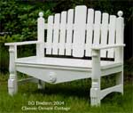  Classic Cottage Bench (click for larger image)