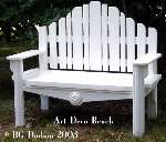 Original Art Deco design bench (click for larger image)