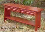 36-inch foot bench (click for larger image)
