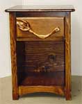 Carved nightstand (click for larger image)